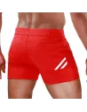 Red/White Paris Short