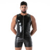 Débardeur Zippé Latex Seconde Peau Noir – Sexy Fetishwear | TOF Paris