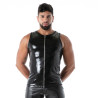 Débardeur Zippé Latex Seconde Peau Noir – Sexy Fetishwear | TOF Paris