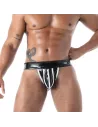 Zipped Jock Latex Second Skin Black