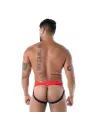 Jock Zippé en Latex Seconde Peau Rouge