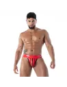 Jock Zippé en Latex Seconde Peau Rouge