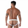 Jock Zippé en Latex Seconde Peau Blanc | Sexy Fetishwear | TOF Paris