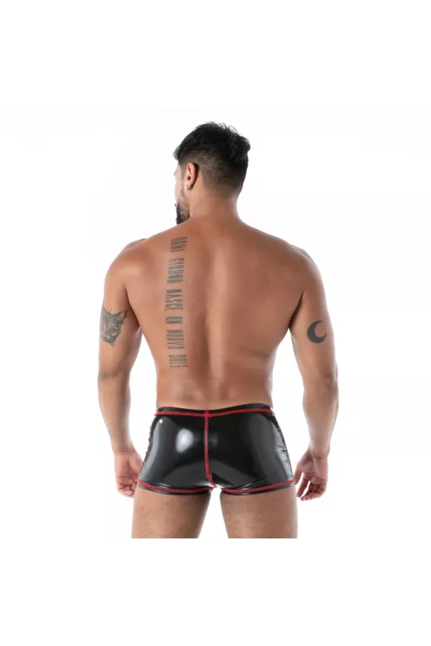 Boxer Latex Seconde Peau Noir | Sous-Vêtements Cuir Homme | TOF Paris