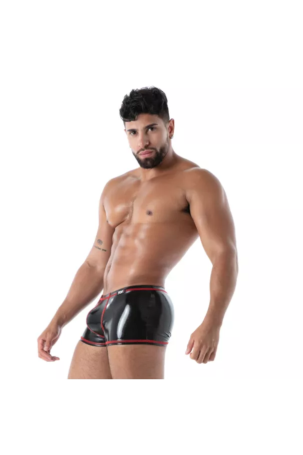 Boxer Latex Seconde Peau Noir | Sous-Vêtements Cuir Homme | TOF Paris
