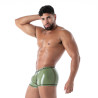 Boxer Latex Seconde Peau Kaki | Sexy Men’s Fetishwear | TOF Paris