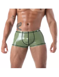 Boxer Latex Seconde Peau Kaki | Sexy Men’s Fetishwear | TOF Paris