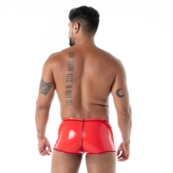 Boxer Latex Seconde Peau Rouge
