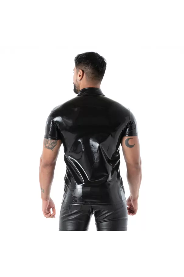 Polo Latex Second Skin Black