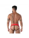 Slip Ouvert en Latex Seconde Peau Rouge