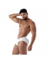 Slip Ouvert en Latex Seconde Peau Blanc