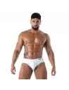 Slip Ouvert en Latex Seconde Peau Blanc