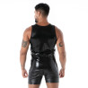 Débardeur Latex Seconde Peau Noir | Vêtement Fetish Haut de Gamme | TOF Paris