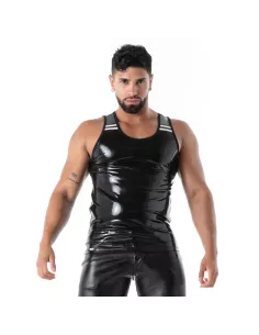 Débardeur Latex Seconde Peau Noir | Vêtement Fetish Haut de Gamme | TOF Paris