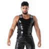 Débardeur Latex Seconde Peau Noir | Vêtement Fetish Haut de Gamme | TOF Paris