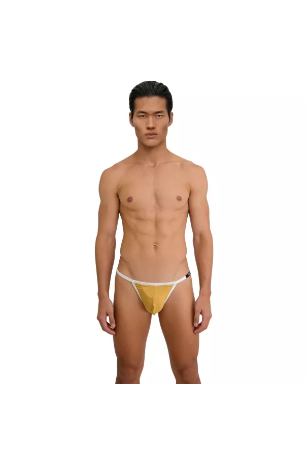 mini thong mood yellow from front