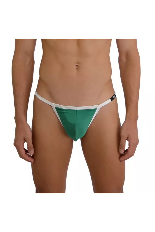 Mood Green Mini Thong for Men – Made in France | TOF Paris