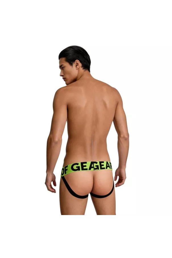 Jockstrap mood citron vert de dos