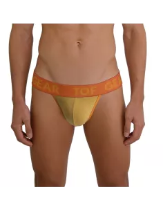 Jockstrap mood jaune zoomer de face