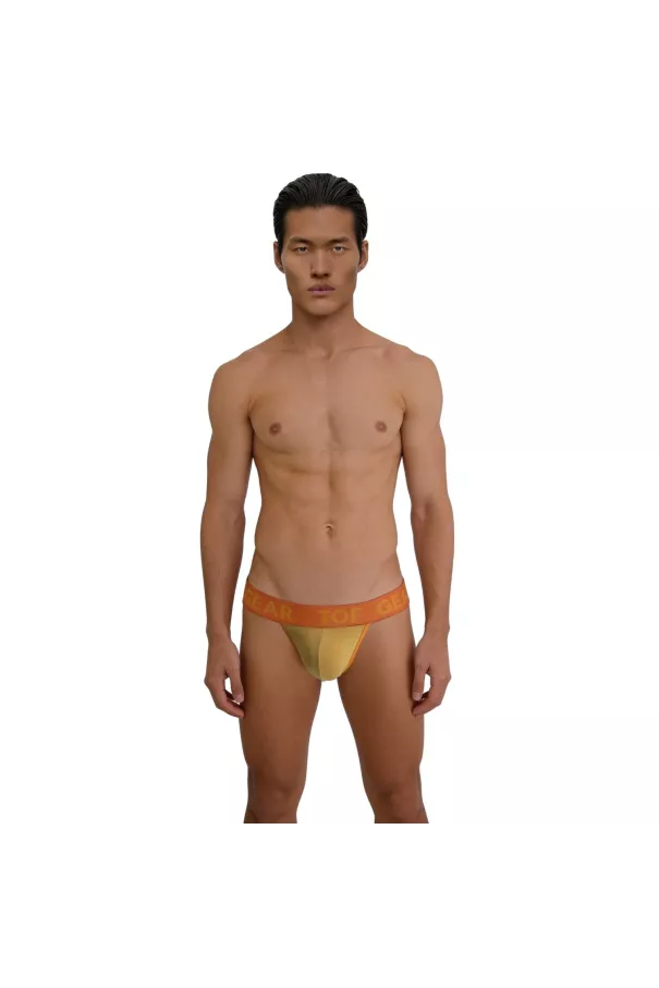 Jockstrap mood jaune de face