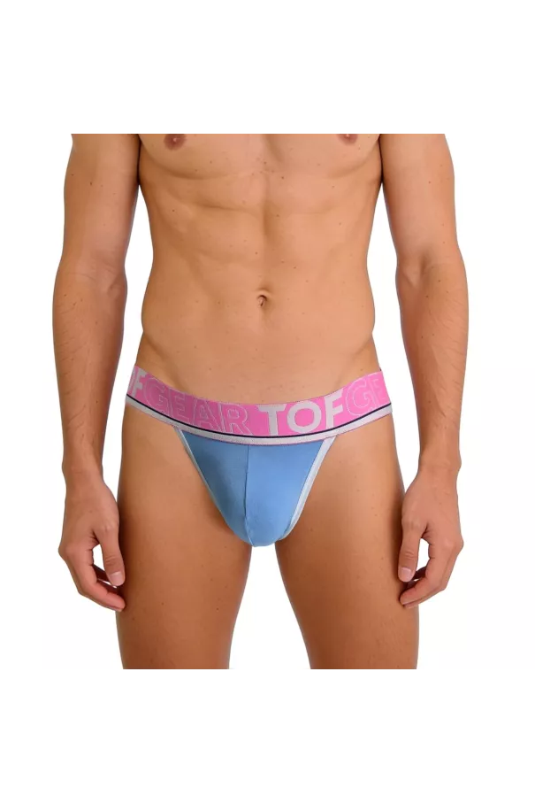 jockstrap mood bébé bleu zoomer de face