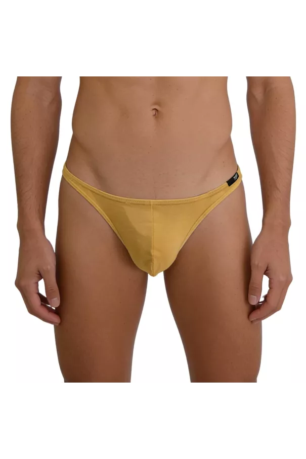 G thong mood yellow zoom from front