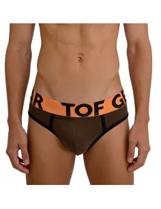 Slip mood marron zoomer de face