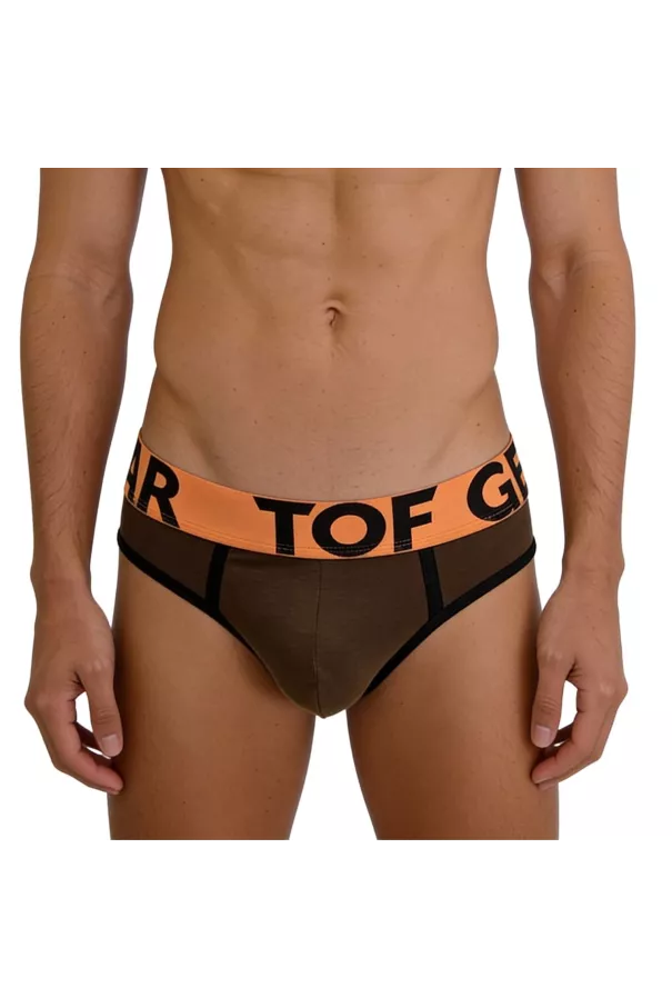 Slip mood marron zoomer de face