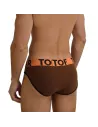 Slip mood marron zoomer de dos