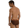 Slip mood marron de dos