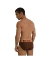 Slip mood marron de dos
