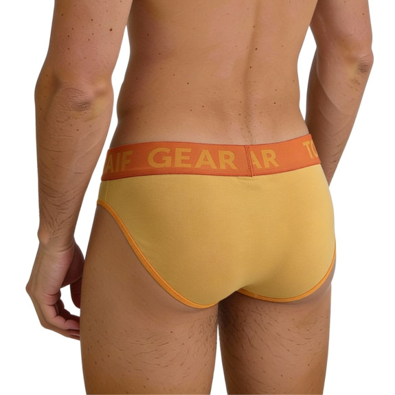 Slip mood jaune zoomer de dos