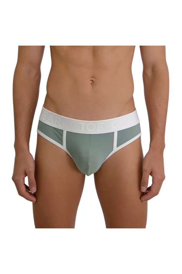 Slip mood menthe glacée zoomer de face