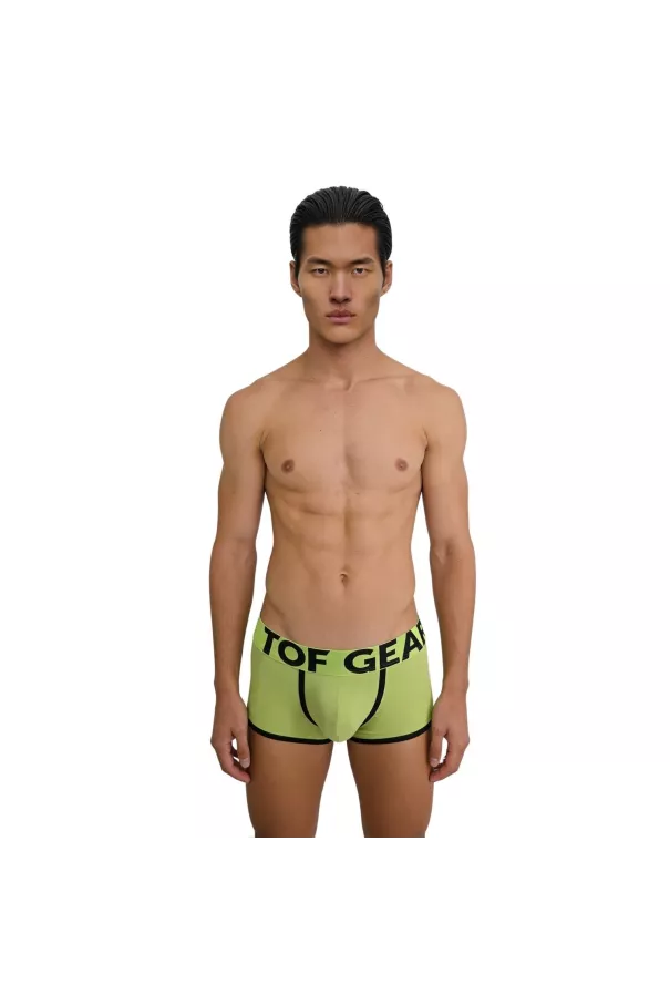 Boxer mood citron vert de face