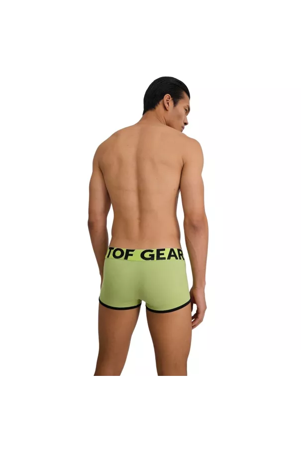 Boxer mood citron vert de dos