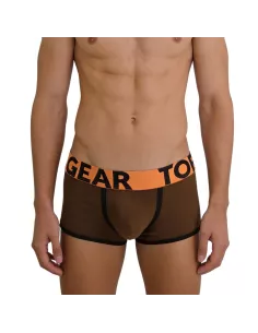 Boxer mood marron zoomer de face