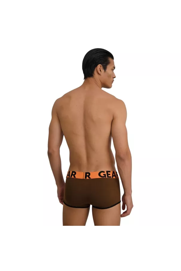 Boxer mood marron de dos