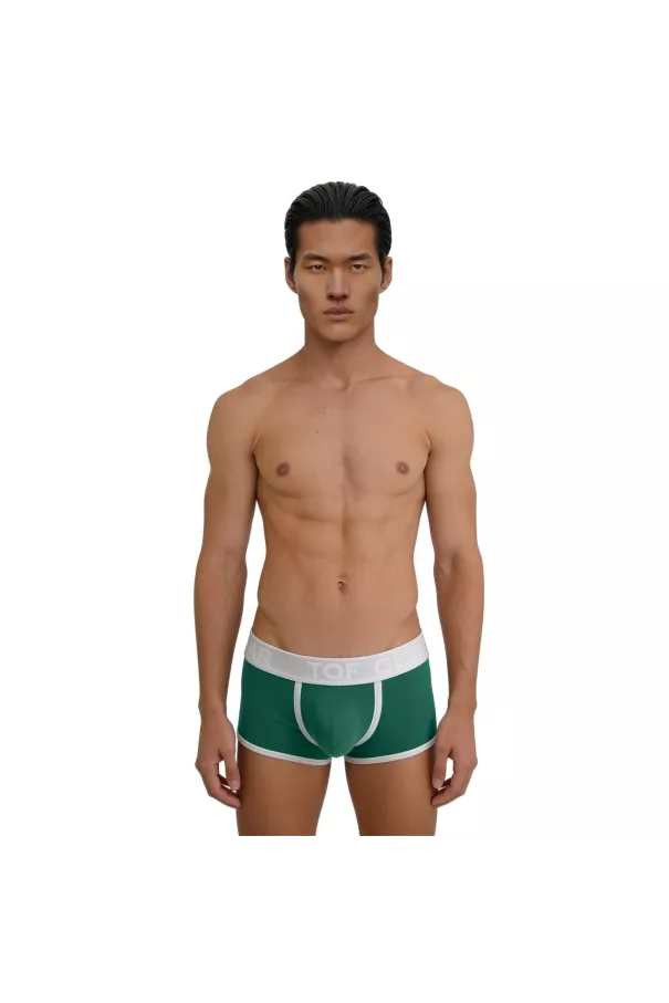 Boxer mood vert de face