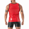 Tank Top Latex Second Skin Red From Back