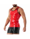 Tank Top Latex Second Skin Red From Side