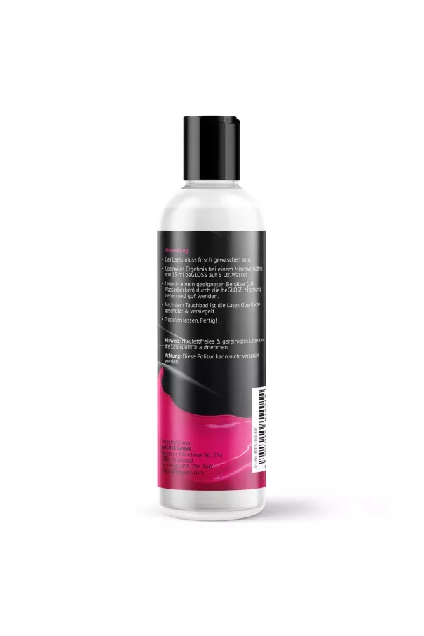 Back of the Latex Perfect Shine Sensitive Care