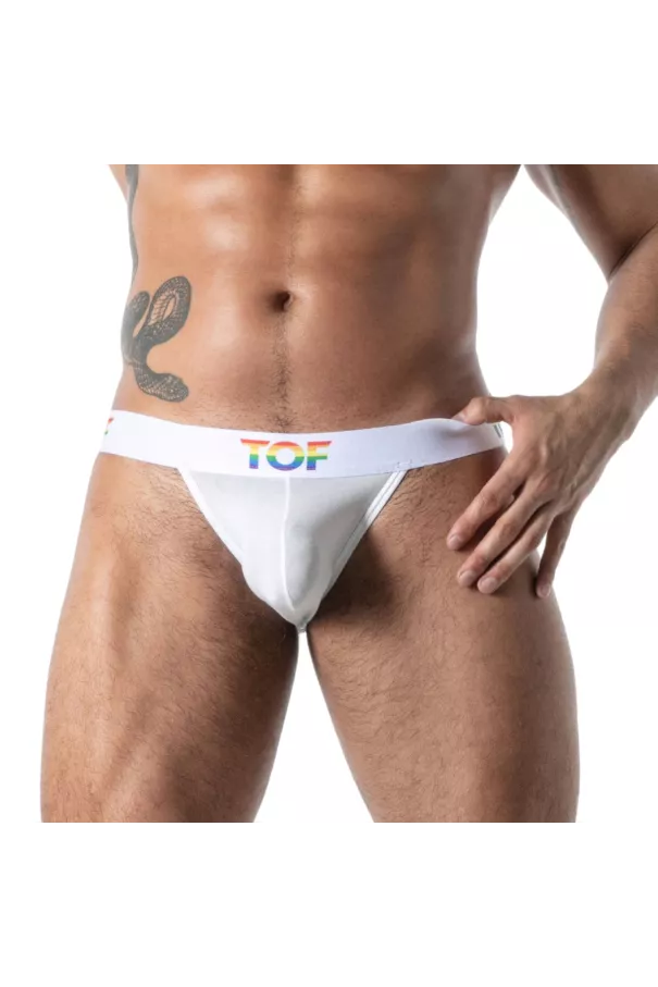 Jockstrap Pride Joyful White