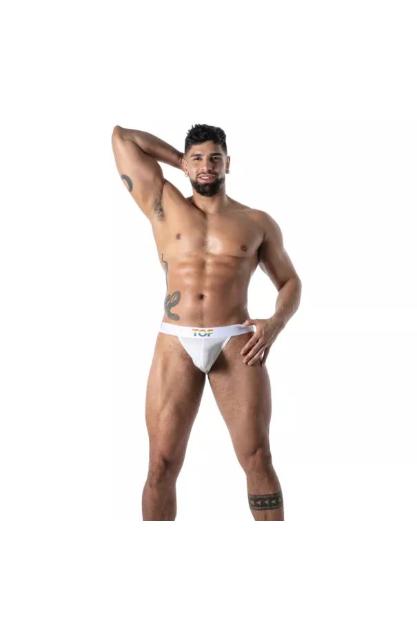 Jockstrap Pride Joyful White