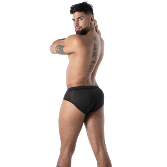 Slip en Microfibre Mon Amour Noir