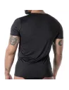 T-Shirt en Microfibre Noir Mon Amour