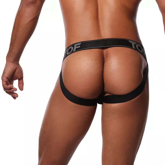 Jockstrap Vienna Noir/Noir - TOF-PARIS.com