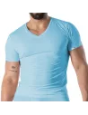 T-Shirt en Microfibre Bleu Mon Amour