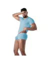 T-Shirt en Microfibre Bleu Mon Amour