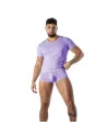 T-Shirt en Microfibre Violet Mon Amour