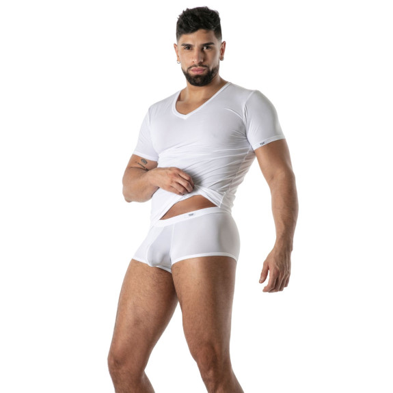 T-Shirt en Microfibre Blanc Mon Amour